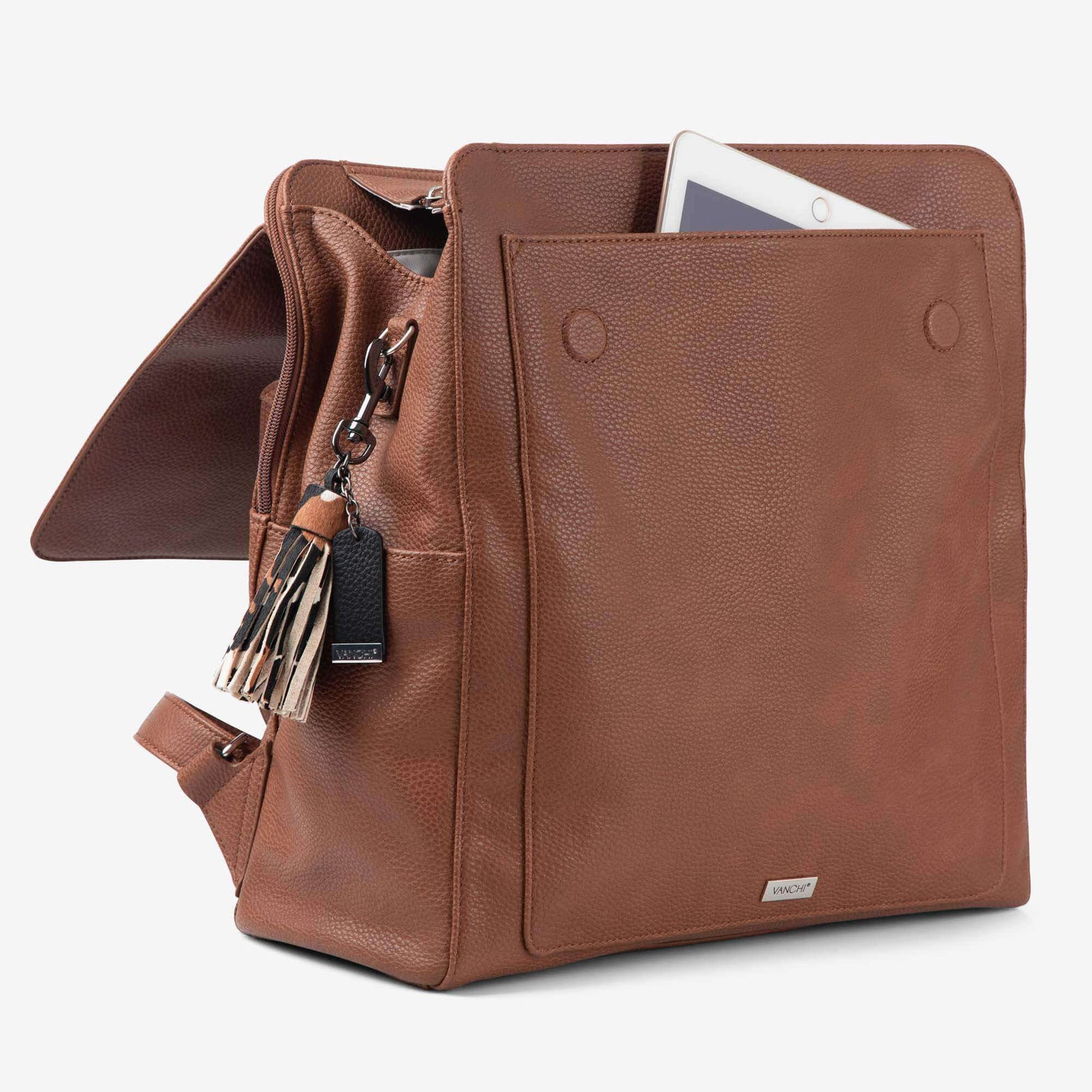 Vanchi Emmy Baby Backpack | Vegan Leather Nappy Bag - VANCHI