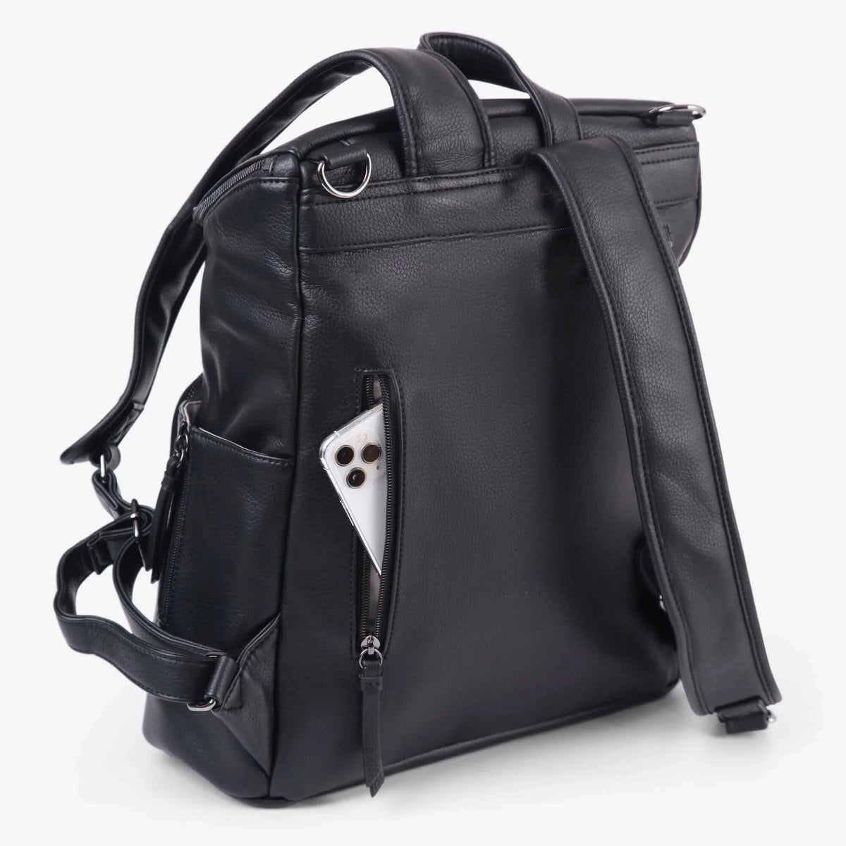 VANCHI Frankie Nappy Backpack | Vegan Leather - VANCHI