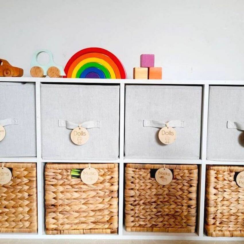Wooden Toy Storage Tags | Perfect for IKEA Trofast Tubs
