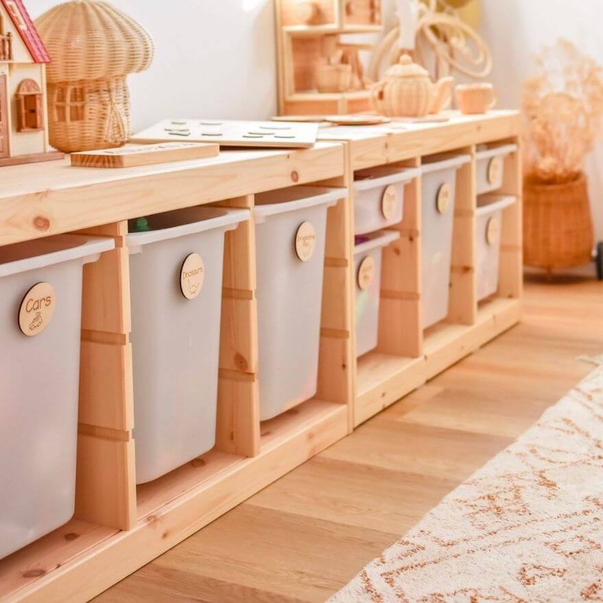 Wooden Toy Storage Tags | Perfect for IKEA Trofast Tubs